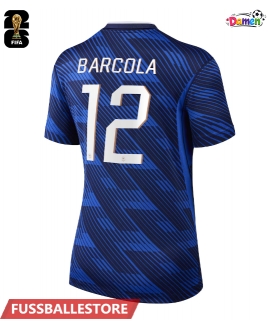 Günstige Frankreich Bradley Barcola #12 Heimtrikot Damen WM 2026 Kurzarm